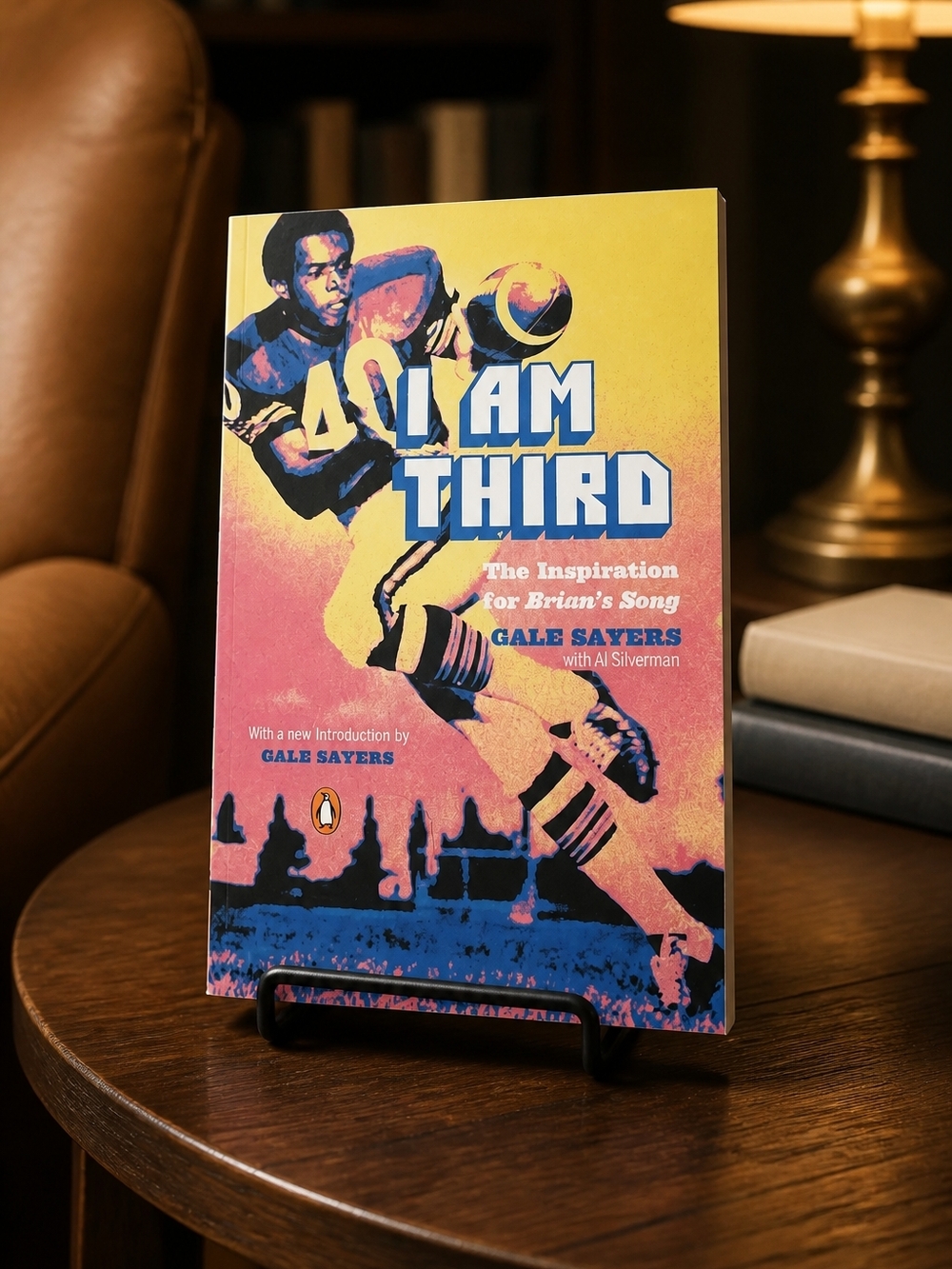 I Am Third by Gale Sayers – Yellow & Pink Decorative Coffee Table Book